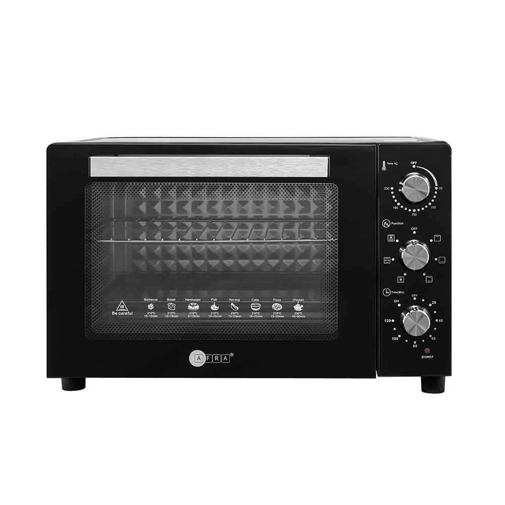 afra-toaster-oven-45l-1700w-adjustable-temperature-black