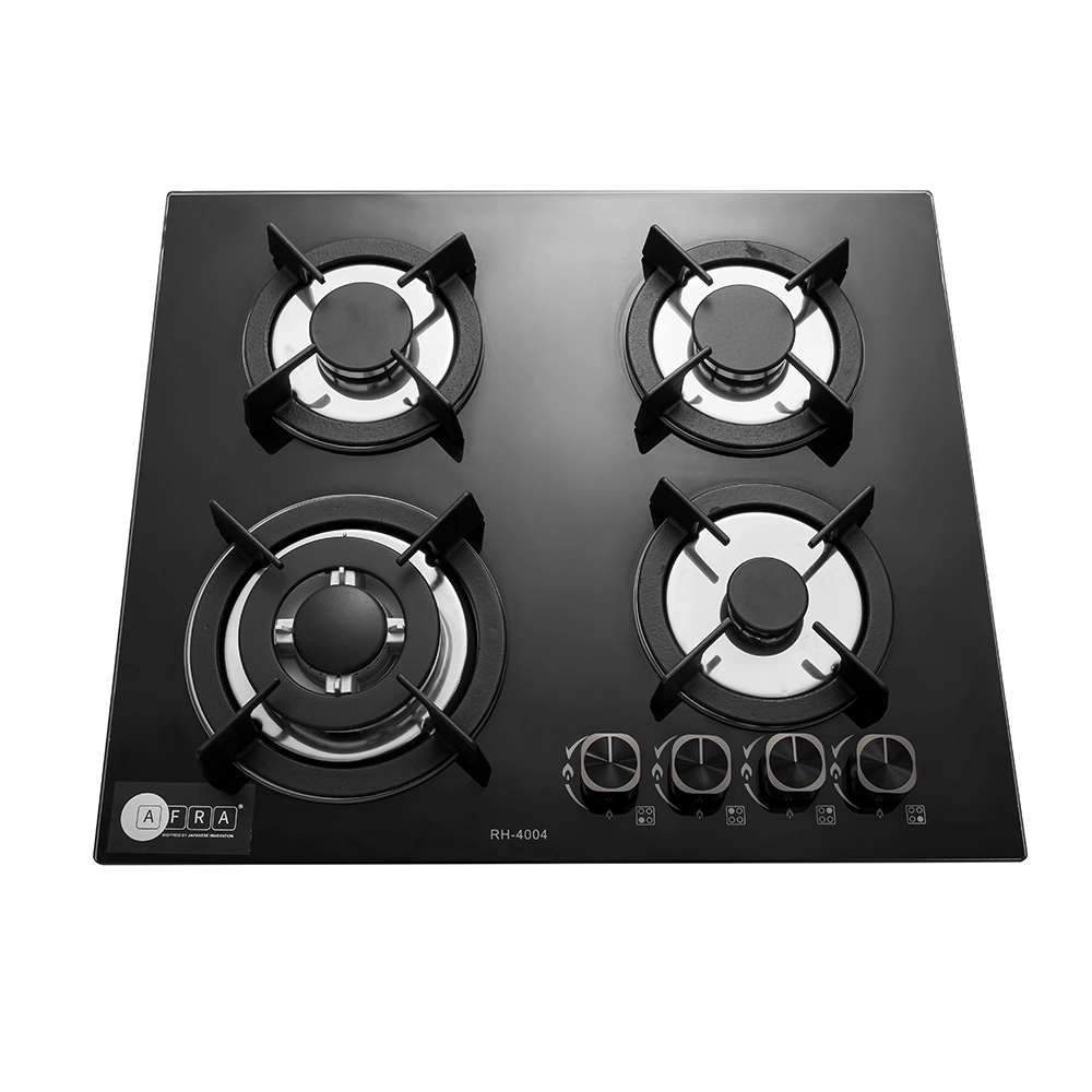 afra-gas-hob-four-burner-7mm-tempered-glass-auto-ignition-black